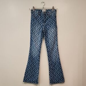 Abercrombie‎ kids high rise flared hearts jeans